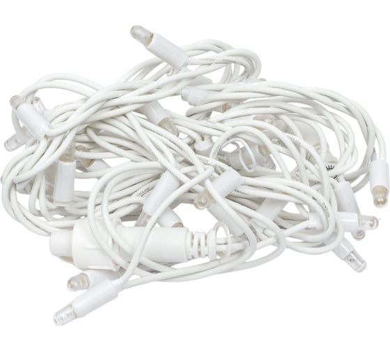 Изображение товара Светодиодная гирлянда ЭРА ERAPS-WK3 нить белый каучук, 3 м, тёплый свет, 30 LED, IP65 Б0056014