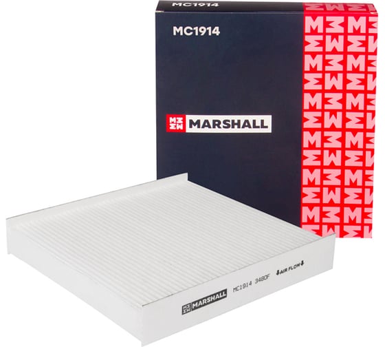 Изображение товара Фильтр салонный Lada Vesta 15-, Renault Duster II 18- / Kaptur 16- / Logan II 13- MARSHALL MC1914