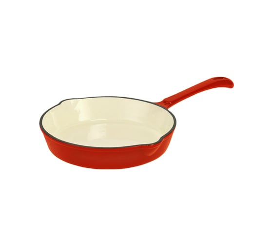 Изображение товара Эмалированная чугунная сковорода MYRON COOK литая ручка 22 см MC2244