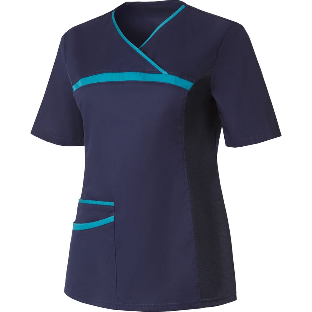 Женская блуза СОЮЗСПЕЦОДЕЖДА, цвет темно-синий/морская волна, размер 56-58