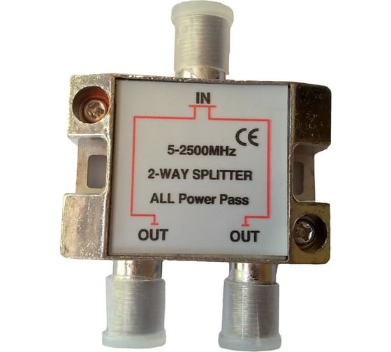 Изображение товара Сплиттер Pro Legend на 2 направления 5-2500 МГц PL1105-2500