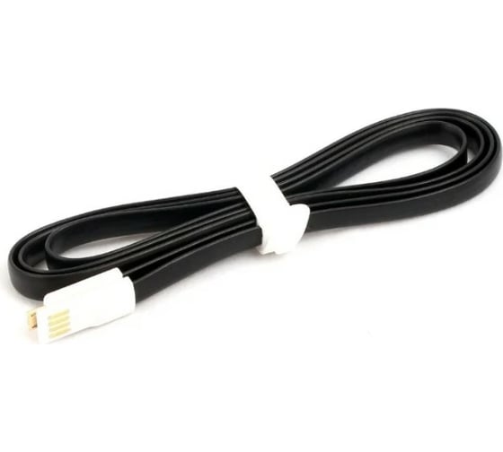 Изображение товара USB кабель Pro Legend плоский micro USB, 1м, чёрный PL1311