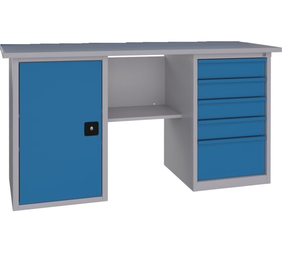 Изображение товара Верстак Завод металлоизделий METOS 2-T-D-Рs 4300312