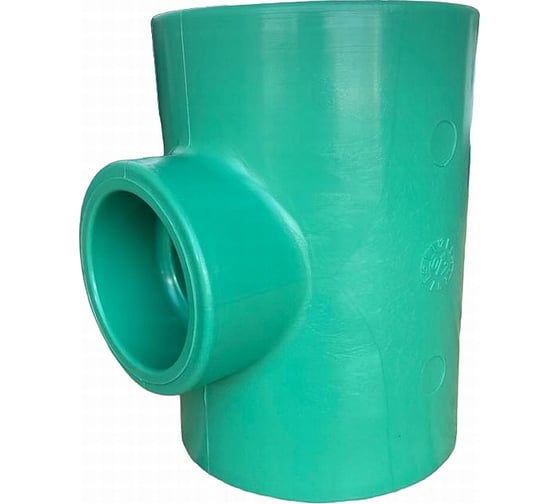Изображение товара Переходной тройник Banninger полипропиленовый, зеленый, 75x63x75 мм 7521121111
