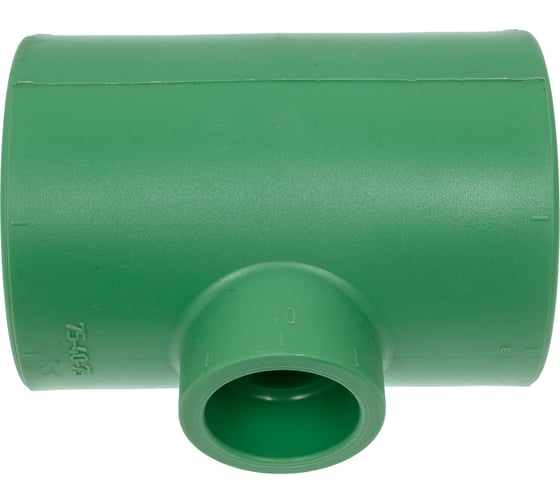 Изображение товара Переходной тройник Banninger полипропиленовый, зеленый, 75x40x75 мм 7521120911