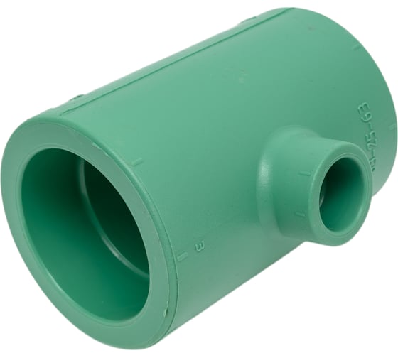 Изображение товара Переходной тройник Banninger полипропиленовый, зеленый, 63x25x63 мм 7521110711