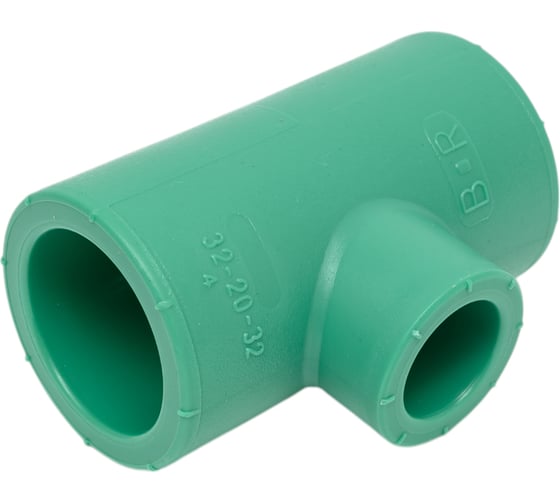 Изображение товара Переходной тройник Banninger полипропиленовый, зеленый, 32x20x32 мм 7521080611