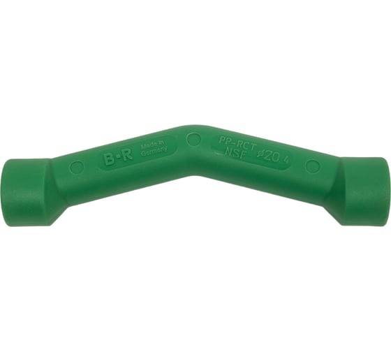 Изображение товара Обводное колено Banninger полипропиленовое, зеленое, 20 мм 7461060011