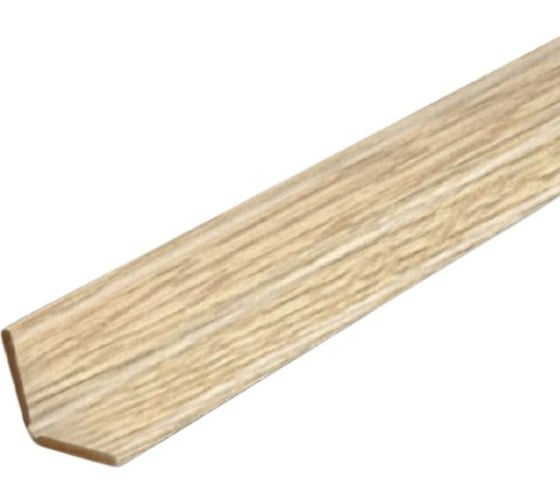 Изображение товара Внутренний угол РУССКИЙ ПРОФИЛЬ 20х20 мм, 0.9 м, дуб беленый, 10 шт. 4660003183481
