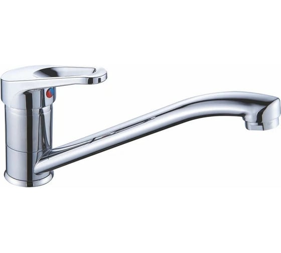 Изображение товара Смеситель для кухни Антей Викинг с длинным изливом, крепление гайка d35 1/20 497028-ANT