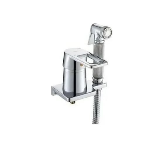 Изображение товара Смеситель для биде Gota Rocio с гигиенической лейкой, в комплекте с настенным держателем и шлангом d40 9430-GOTA