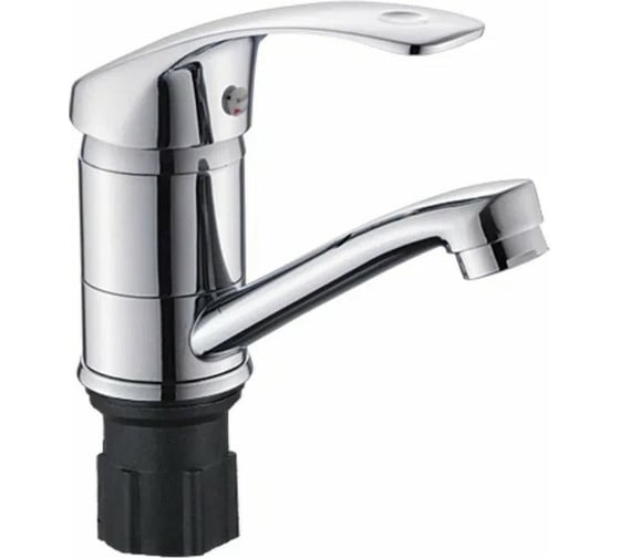 Изображение товара Смеситель для кухни Антей Европа с коротким изливом, крепление гайка d40 1/20 457024-ANT