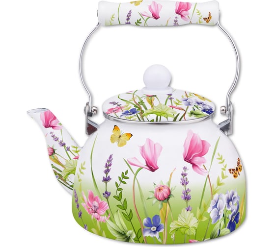 Изображение товара Эмалированный чайник appetite Примавера 2.5 л FT5-2,5-PR