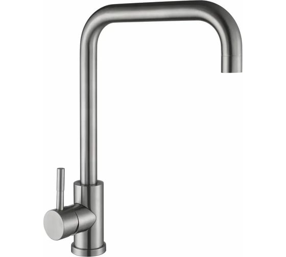 Изображение товара Смеситель для кухни Golden Fox Lomond с высоким изливом, нержав.сталь 11331-FOX