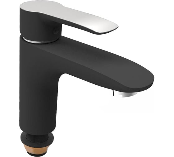 Изображение товара Смеситель для умывальника Gota Rocio Catalonia крепление гайка, d35, цвет черный 091064-GOTA