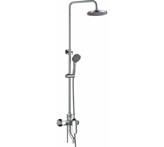 Изображение товара Стойка для душа Golden Fox New Forest 3-х функц. со смесителем, тропический душ, лейка стационарная 10245-FOX