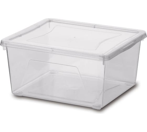 Изображение товара Хозяйственный контейнер с крышкой GENSINI 19x16,5x9,5 см, 2 л, пластик 2240