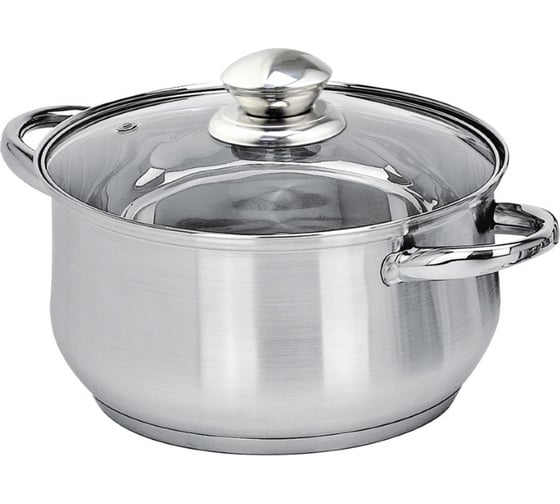 Изображение товара Кастрюля appetite Greta нержавеющая сталь 6 л GS02603