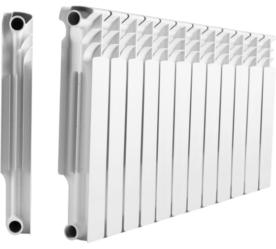 Изображение товара Биметаллический радиатор МЕТАЛЛСЕРВИС THERMA Q2 500/80 12 секций 1223379