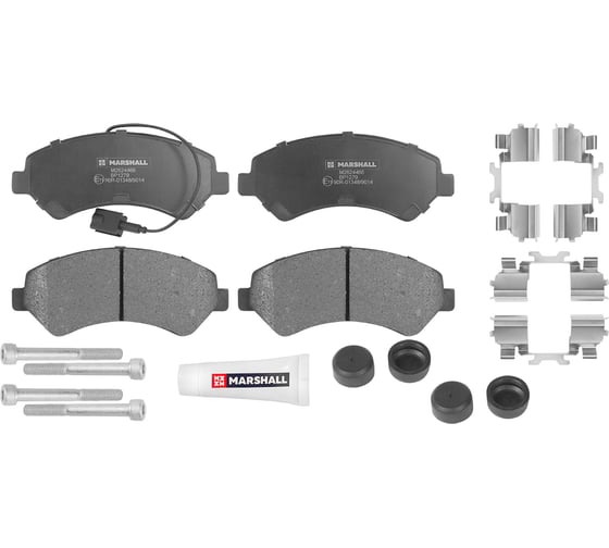 Изображение товара Тормозные колодки дисковые передние Citroen Jumper II 06-, Fiat Ducato III 06-, Peugeot Boxer II MARSHALL M2624466