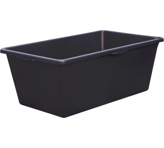 Изображение товара Емкость Тара.ру 90 л, строительная, прямоугольная, без крышки, цв. чёрный 26234