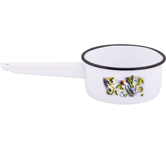 Изображение товара Эмалированный ковш appetite Свежая зелень 1 л 1с22с Свежая