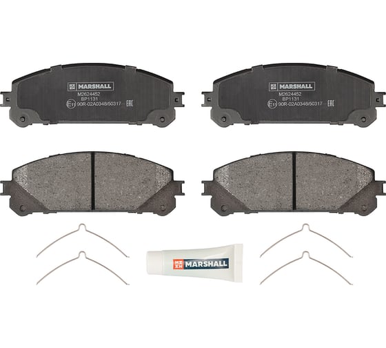 Изображение товара Тормозные колодки дисковые передние Toyota Highlander II, III 07- / RAV4 IV 12-, Lexus NX 14- / MARSHALL M2624452