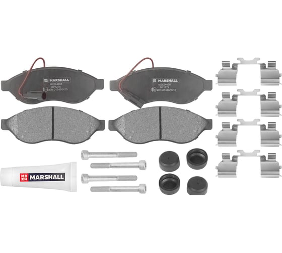 Изображение товара Тормозные колодки дисковые передние Citroen Jumper II 06-, Fiat Ducato III 06-, Peugeot Boxer II MARSHALL M2624468