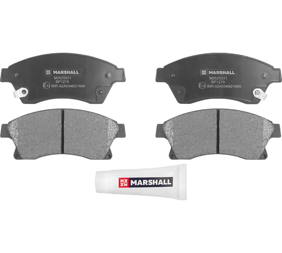 Изображение товара Тормозные колодки дисковые передние Chevrolet Aveo II 11- / Cruze I 11-, Opel Astra J 09- MARSHALL M2625031