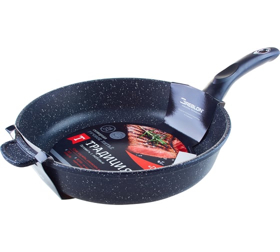 Изображение товара Сковорода Традиция готовить с любовью Гранит антипригарное покрытие литая 28 см ТГ2281