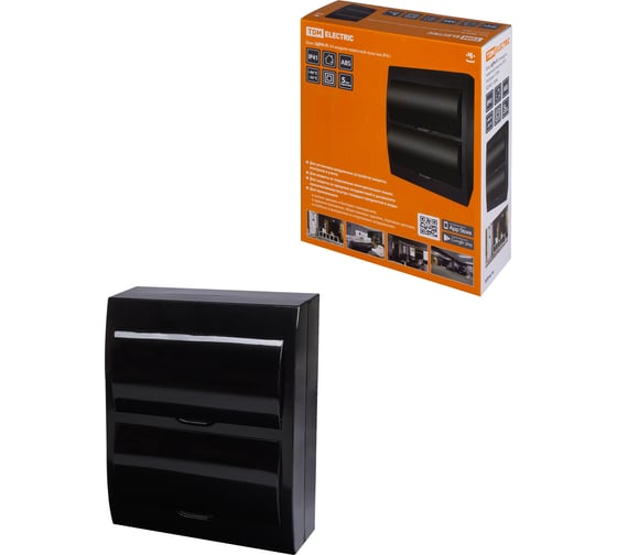 Изображение товара Навесной бокс TDM ELECTRIC ЩРН-П-24 модуля, пластик, IP41, Антрацит SQ0901-0906