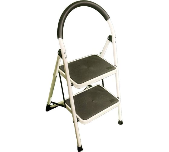 Изображение товара Стремянка с 2-мя широкими ступенями SevenBerg Prima Lux белая 4687202292479