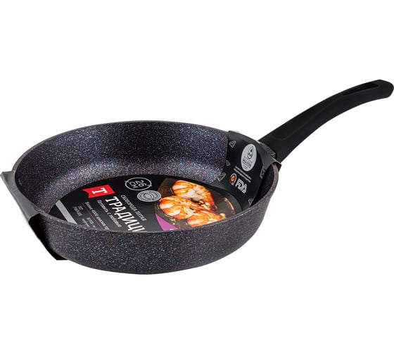 Изображение товара Сковорода Традиция готовить с любовью Сапфир антипригарное покрытие литая 26 см ТС2261