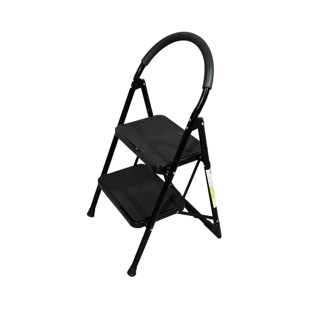 Изображение товара Стремянка SevenBerg Prima Lux с 2 широкими ступенями черная