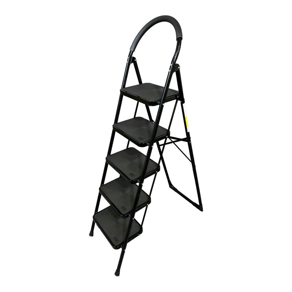 Изображение товара Стремянка с 5-ю широкими ступенями SevenBerg Prima Lux черная