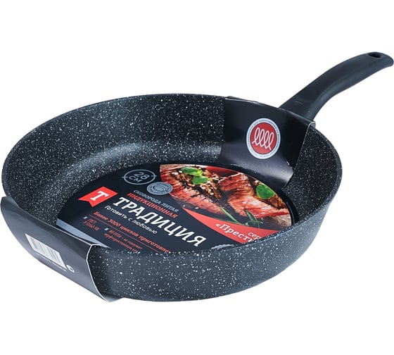 Изображение товара Сковорода Традиция готовить с любовью Престиж антипригарное покрытие литая 28 см ТП2281И