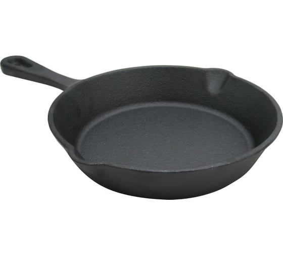 Изображение товара Сковорода MYRON COOK чугун литая ручка 18,5 см MC2204