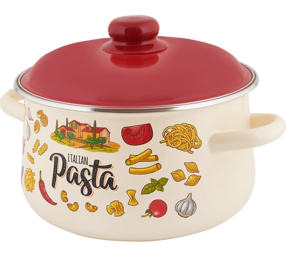 Изображение товара Коническая эмалированная кастрюля appetite Pasta ITALIAN 4 л 1с46я