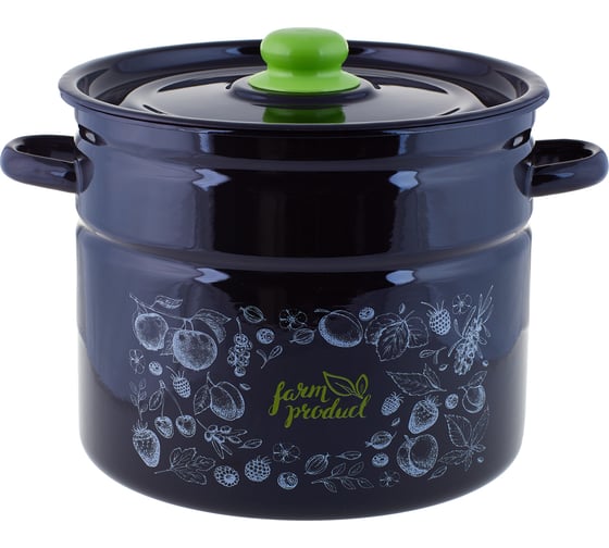 Изображение товара Цилиндрическая эмалированная кастрюля appetite Berry 9 л 1с200с Berry