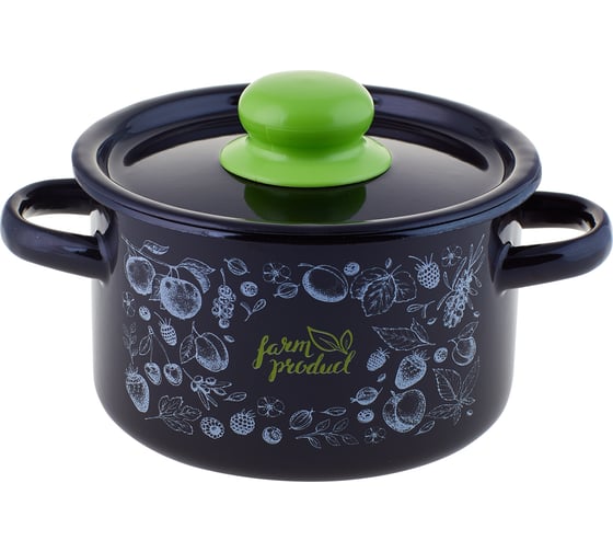 Изображение товара Цилиндрическая эмалированная кастрюля appetite Berry 2.9 л 1с16с/1 Berry
