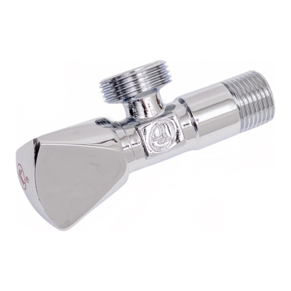Изображение товара Угловой водопроводный вентиль DOUBLE-LIN хром Ду 1/2x3/4 LL3055