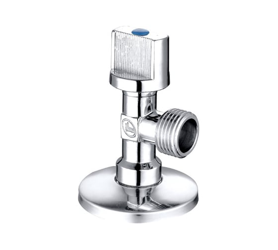 Изображение товара Угловой вентиль DOUBLE-LIN хром Ду=1/2x1/2 LL3005 (1/2x1/2)