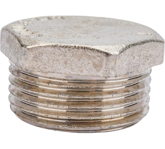 Изображение товара Латунная заглушка DOUBLE-LIN резьбовая н/р - 1" LL6164 (1")