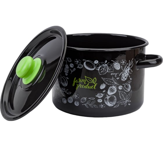 Изображение товара Цилиндрическая эмалированная кастрюля appetite Berry 4.5 л 1с17с Berry