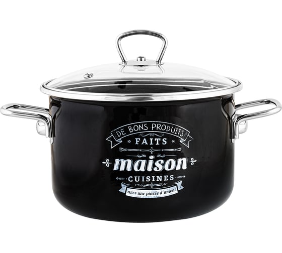 Изображение товара Цилиндрическая эмалированная кастрюля appetite Maison 5.5 л 1SD225S Maison