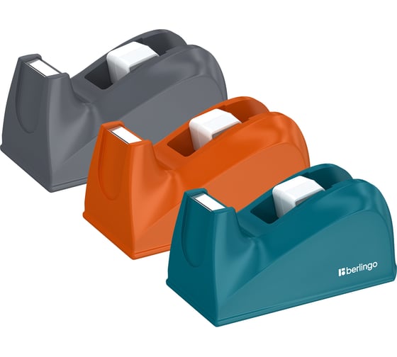 Изображение товара Настольный диспенсер BERLINGO для канцелярской клейкой ленты, ассорти FSd_00029