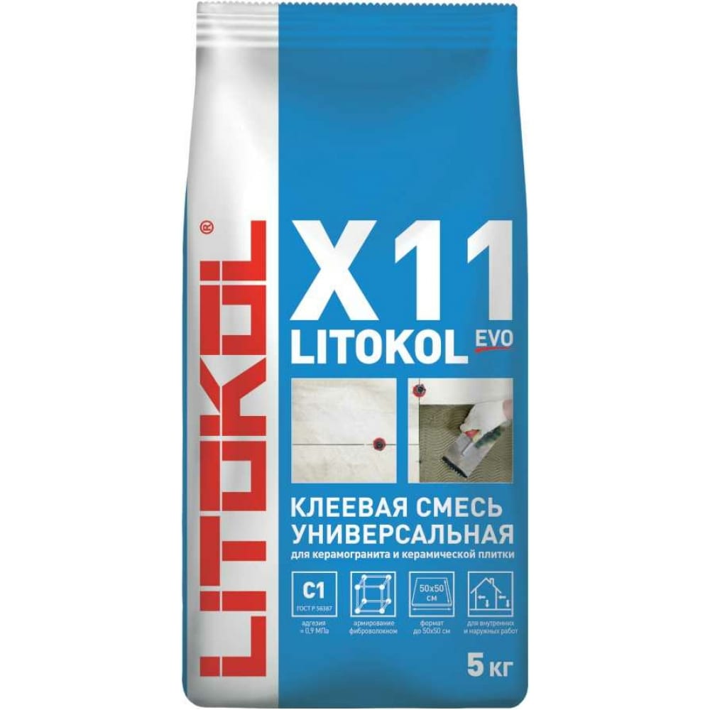 клеевая смесь litokol litoflex k80 5 кг 75100004 Клеевая смесь LITOKOL