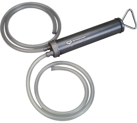 Изображение товара Шприц двойного действия для масла, воды, топлива, антифриза Petropump с двумя шлангами 4" PP100309