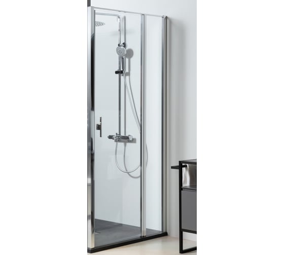 Изображение товара Душевая дверь ALLEN BRAU Priority 100 хром 3.31004.00 00252371