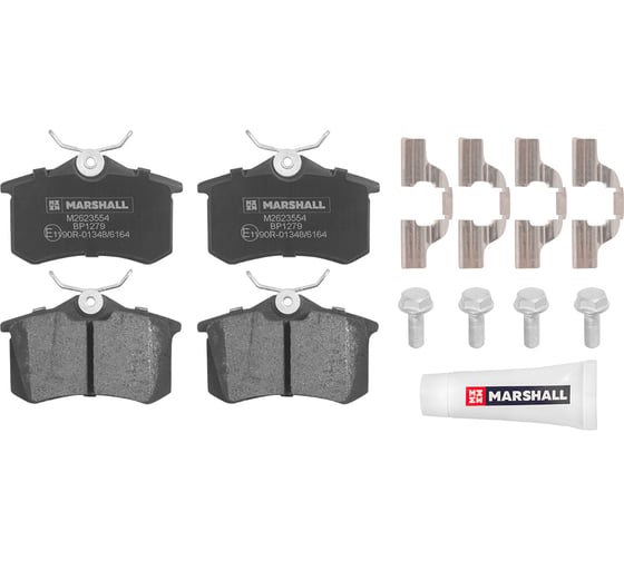 Изображение товара Тормозные колодки дисковые задние Skoda Octavia I-III 97-, Rapid I, II 12-, VW Polo Sedan I, II MARSHALL M2623554